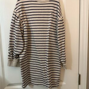 Tommy Hilfiger Blue and White Striped Top